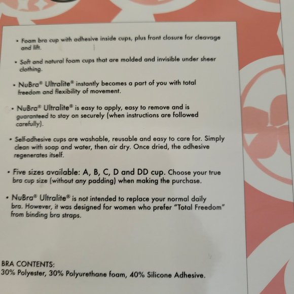 NuBra Ultralite Fashion Forms - Picture 5 of 6